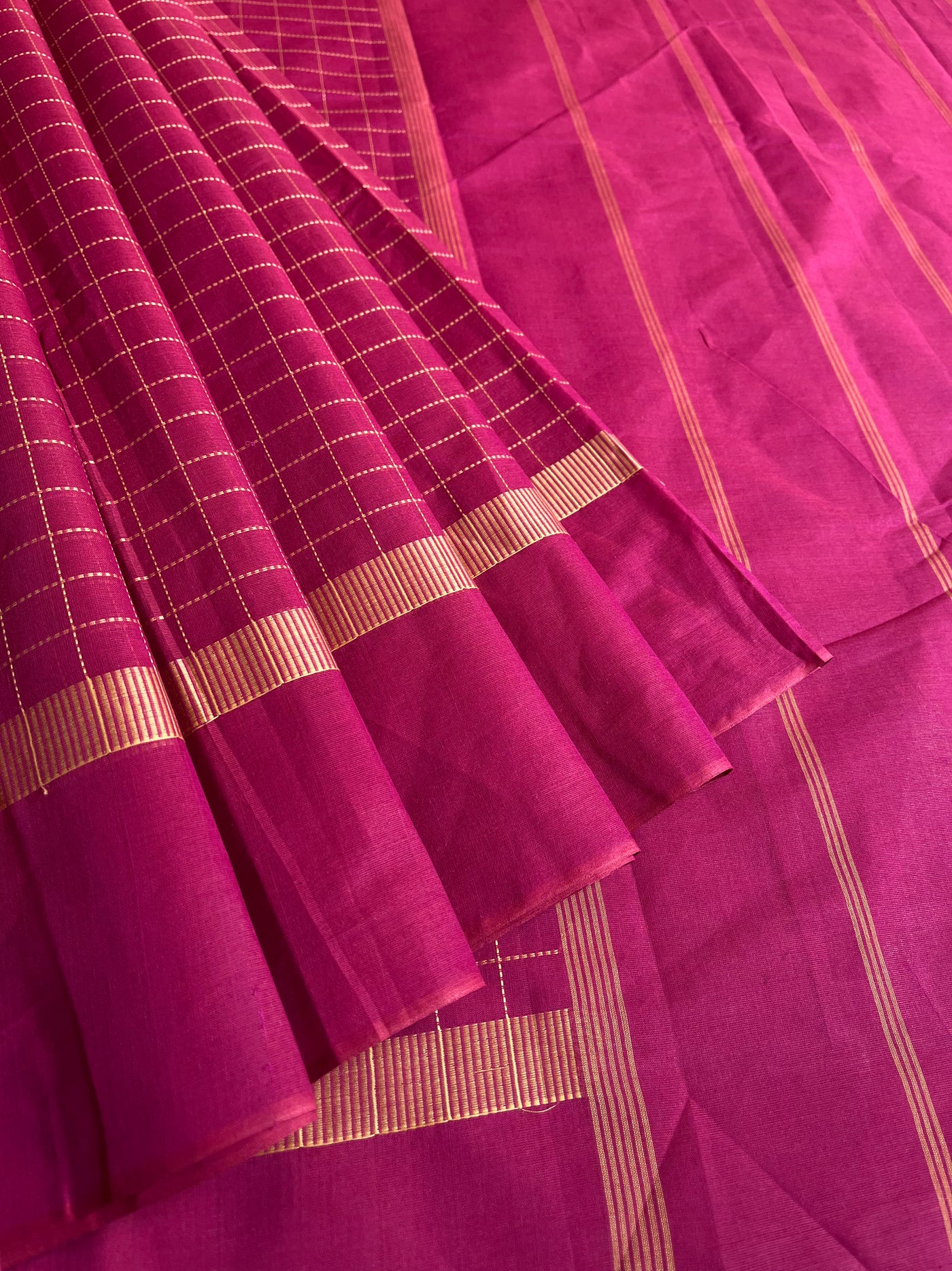 SUTLEJ: KANCHIPURAM COTTON SAREE