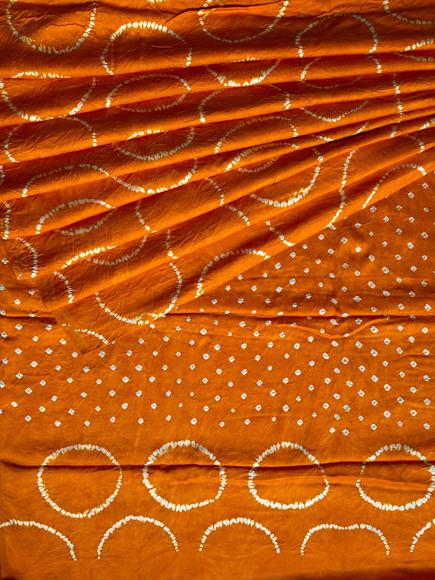 AAM PANA: Shibori Bandhej Modal Silk Saree