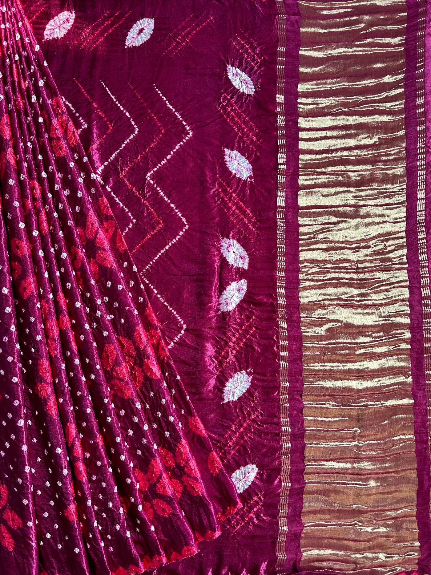 NANDINI: Handmade Modal Silk Saree with Tissue Pallu