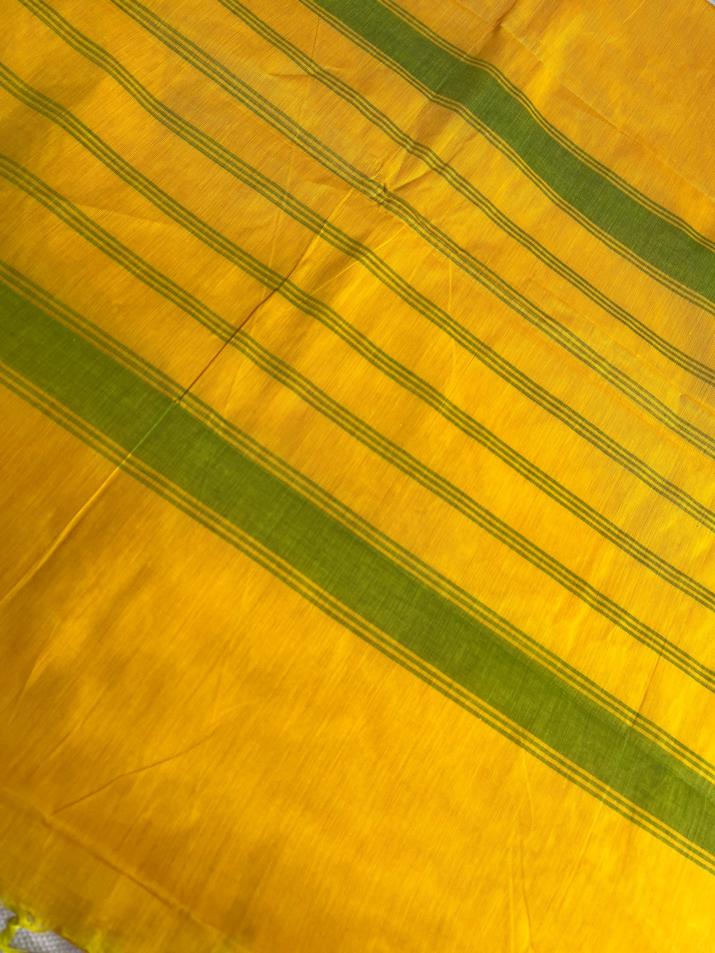 REVATI:KANCHIPURAM PURE COTTON SAREE WITH BORDERS.