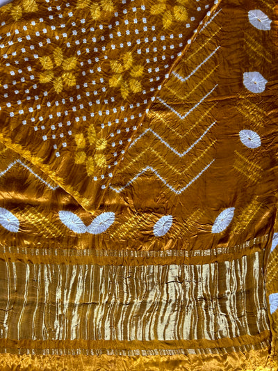 CHATPATI : Handmade Modal Silk Saree with Tissue Pallu