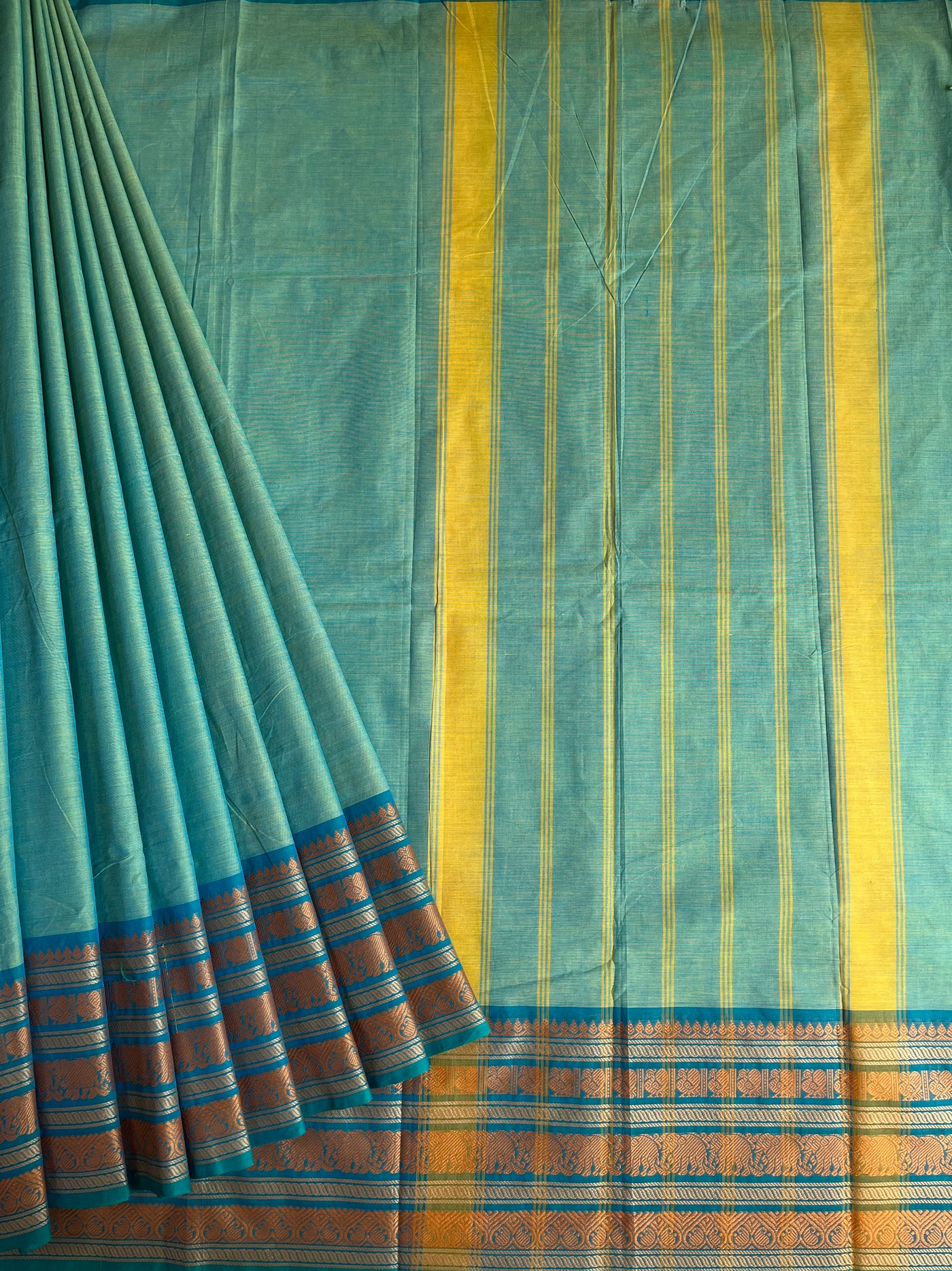 PAYAL:PURE KANCHIPURAM COTTON SAREE.