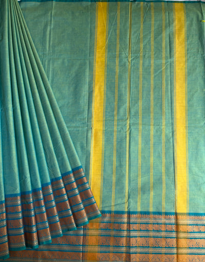 PAYAL:PURE KANCHIPURAM COTTON SAREE.