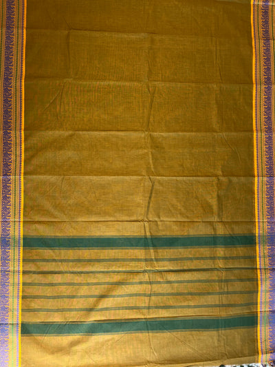 BINDIYA: PURE KANCHIPURAM COTTON SAREE WITH JACQUARD WEAVING.