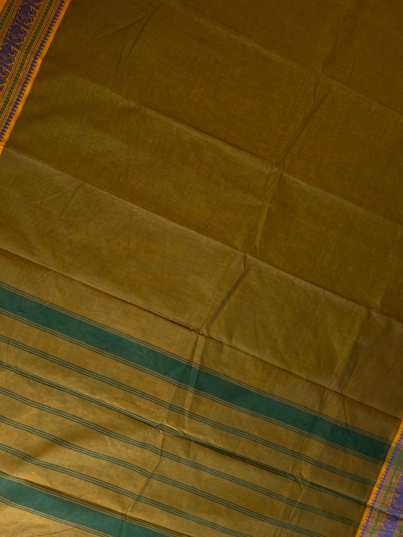 BINDIYA: PURE KANCHIPURAM COTTON SAREE WITH JACQUARD WEAVING.