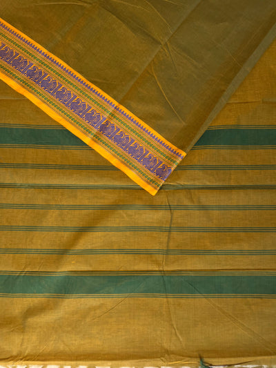 BINDIYA: PURE KANCHIPURAM COTTON SAREE WITH JACQUARD WEAVING.