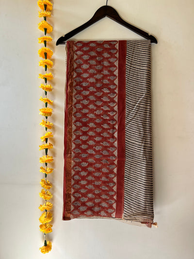 ANUBHA: Handmade Pure cotton Kota Doria Saree