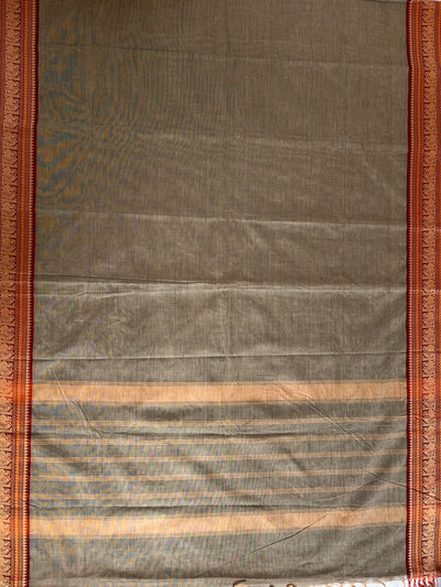 Ragini:KANCHIPURAM PURE COTTON SAREE WITH BODERS.