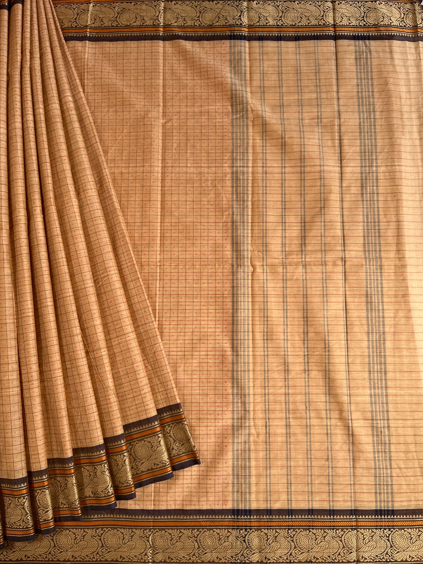 GOMTI: Kachipuram cotton saree
