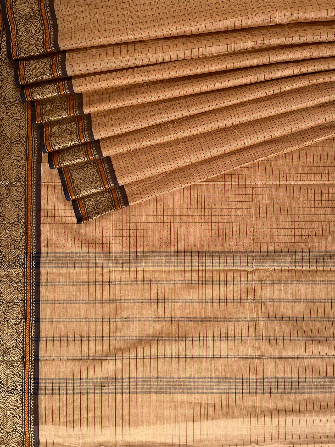 GOMTI: Kachipuram cotton saree