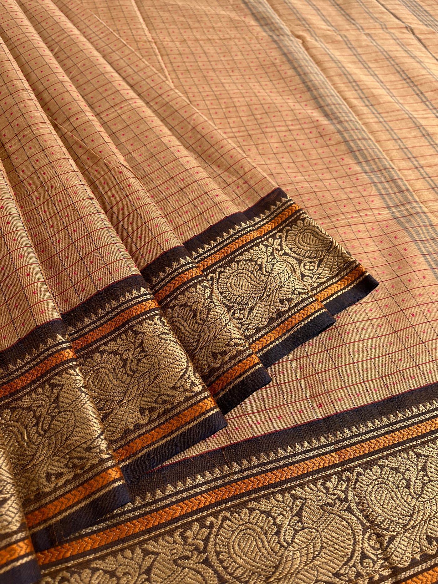GOMTI: Kachipuram cotton saree