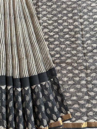 KAJAL: Handmade Pure cotton Kota Doria Saree