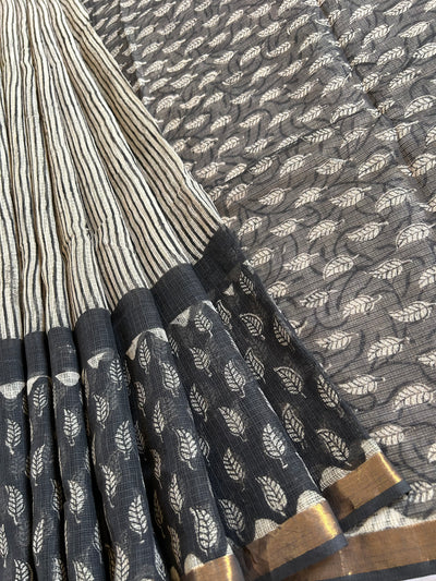 KAJAL: Handmade Pure cotton Kota Doria Saree