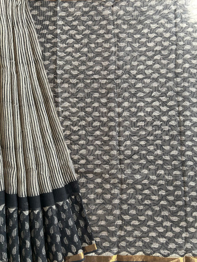 KAJAL: Handmade Pure cotton Kota Doria Saree