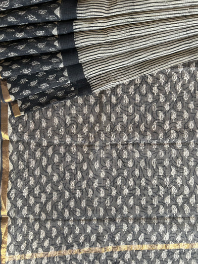 KAJAL: Handmade Pure cotton Kota Doria Saree