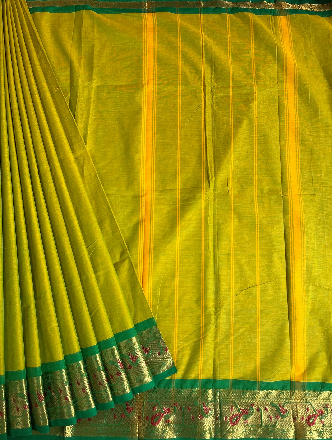 YAMUNA; Kanchipuram cotton saree