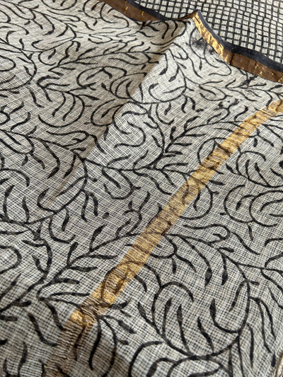 MANJHI: Handmade Pure cotton Kota Doria Saree
