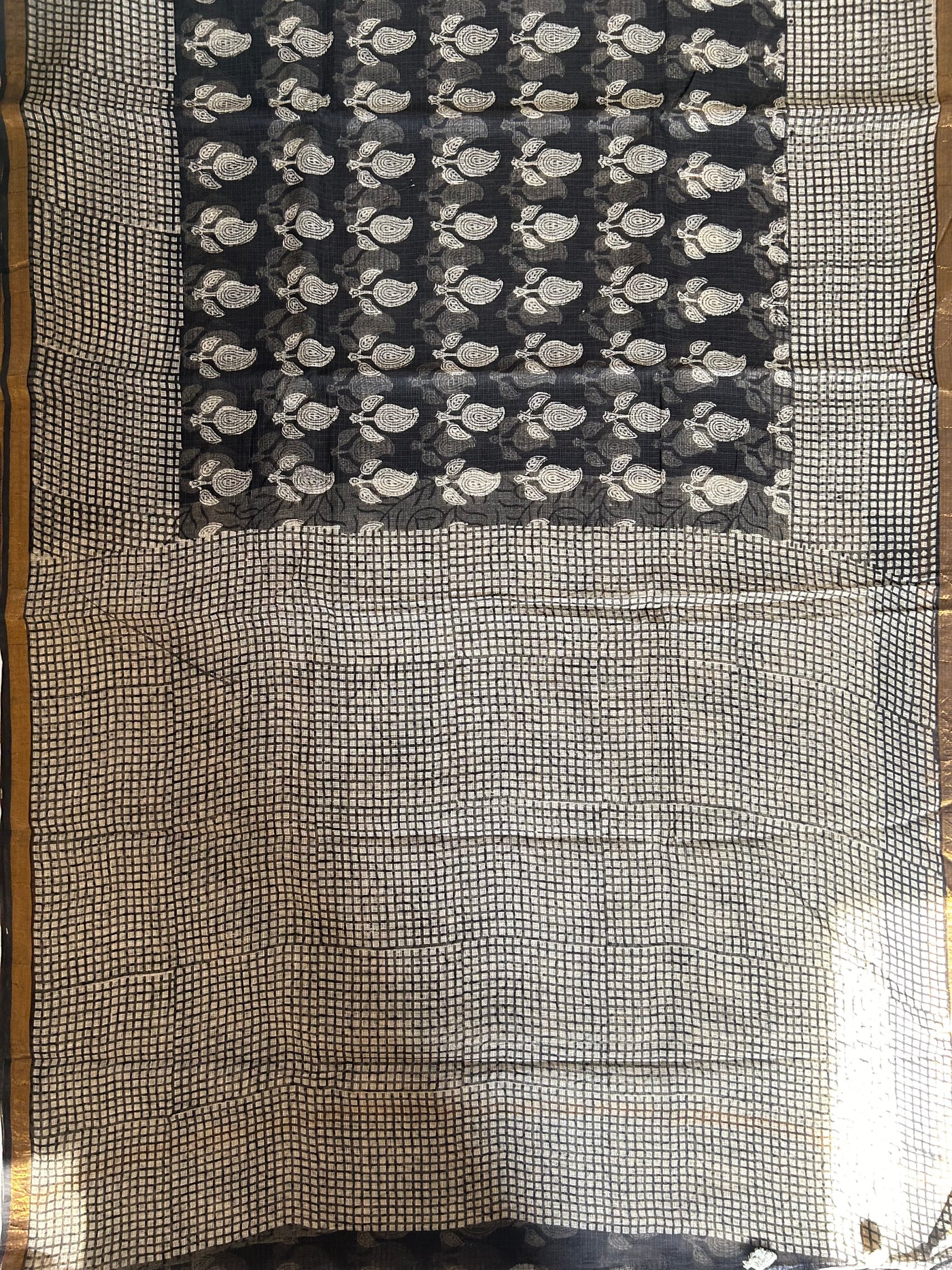 MANJHI: Handmade Pure cotton Kota Doria Saree