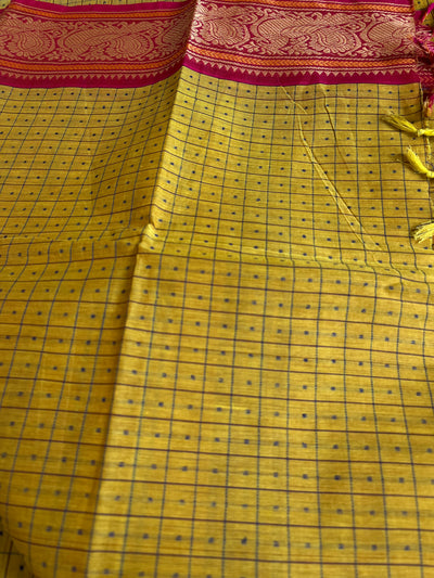 JHELAM: Kanchipuram cotton saree