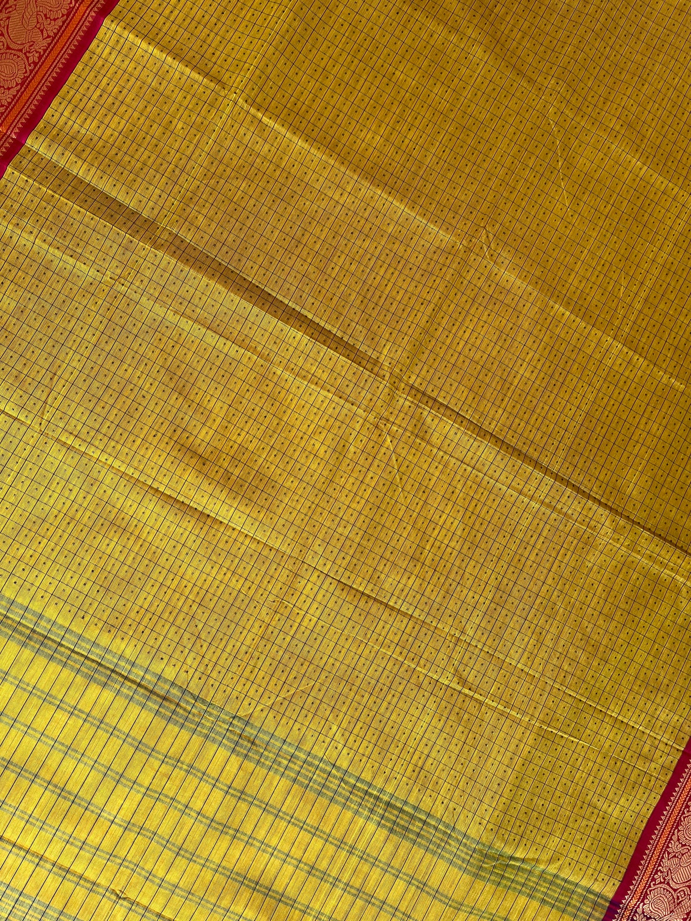 JHELAM: Kanchipuram cotton saree
