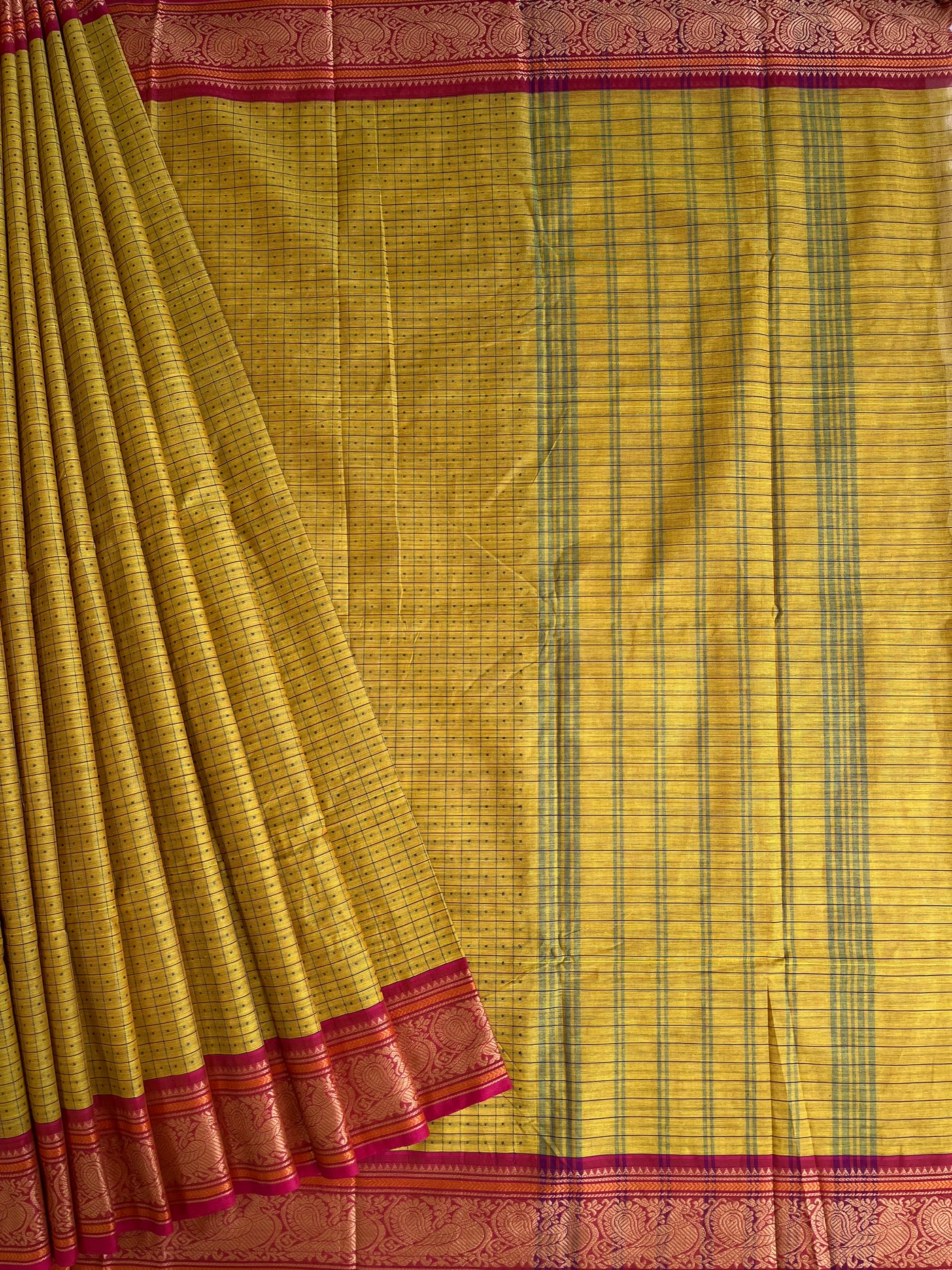 JHELAM: Kanchipuram cotton saree