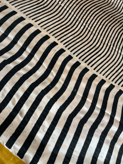 JANKI: HANDBLOCK BAGRU PRINTED MODAL SILK SAREE