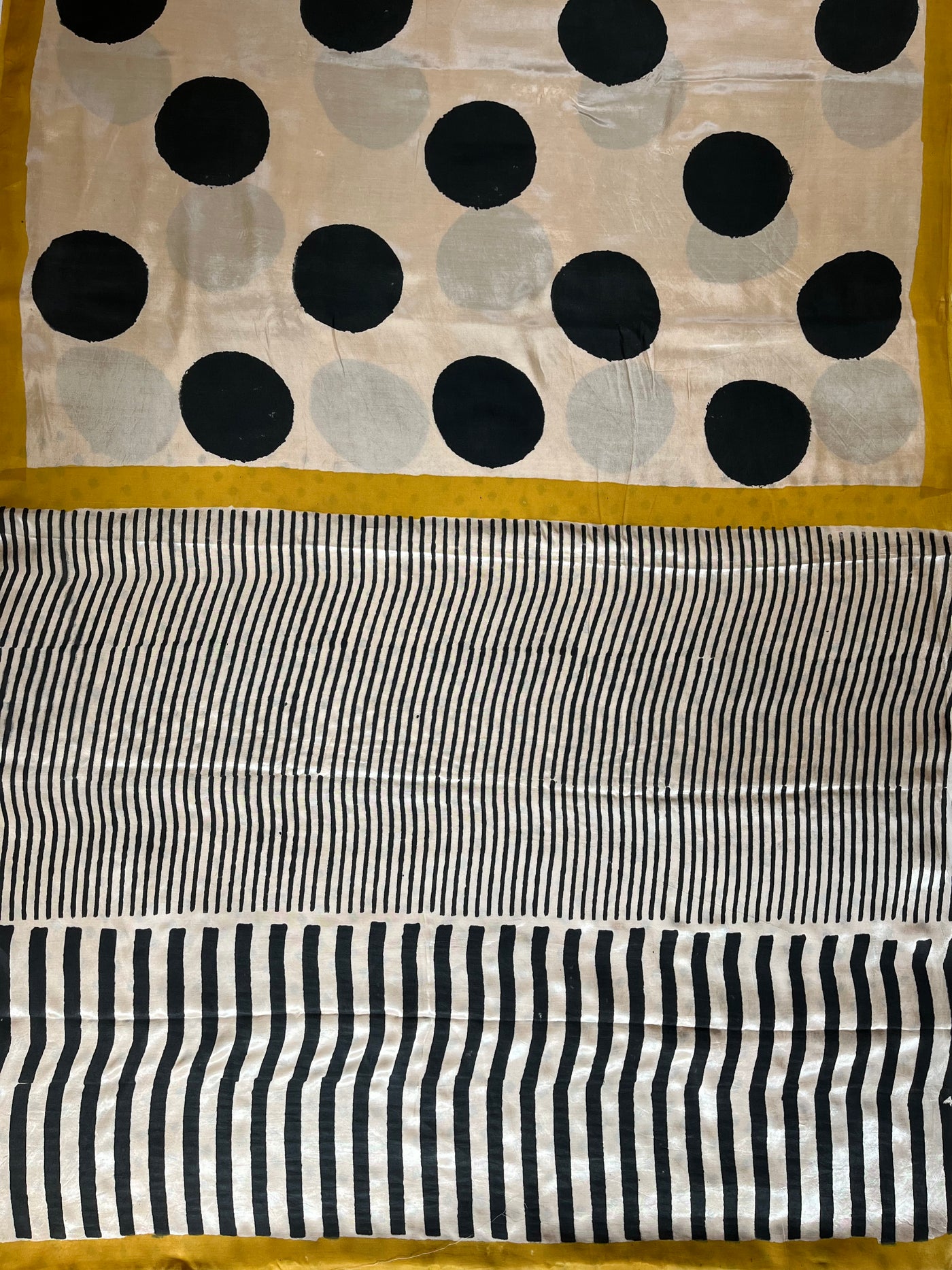JANKI: HANDBLOCK BAGRU PRINTED MODAL SILK SAREE