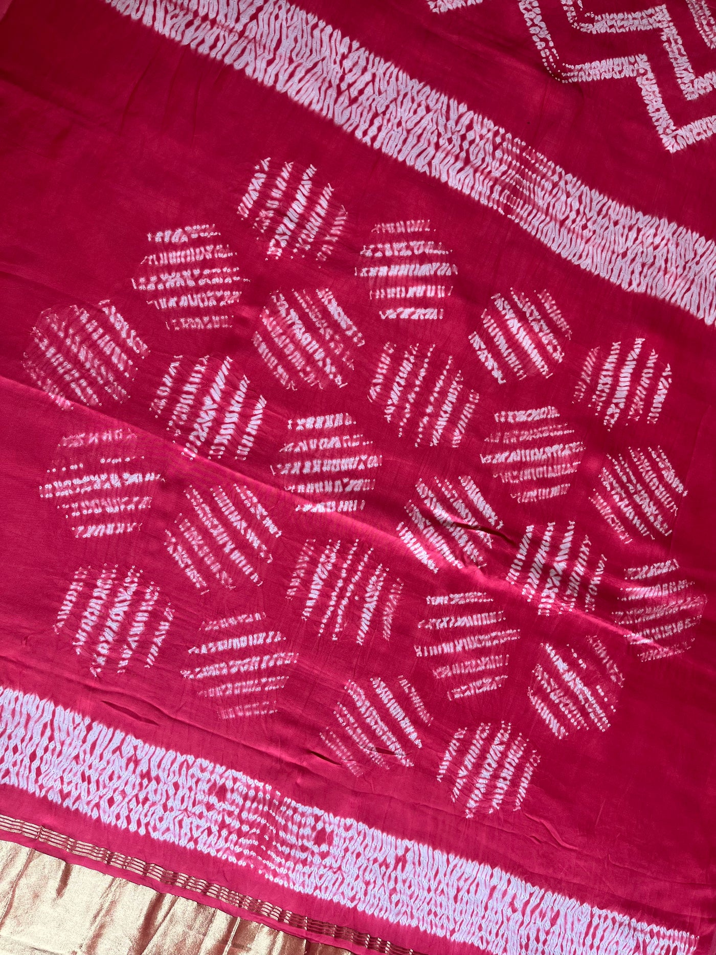 Beliya: Handmade Modal Silk Saree with Tissue Pallu