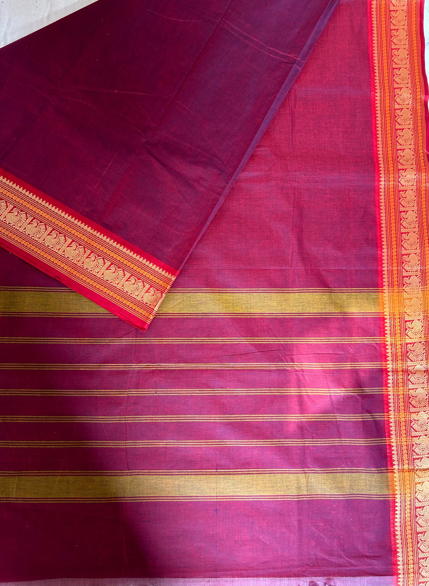 YAMUNA; Kanchipuram cotton saree