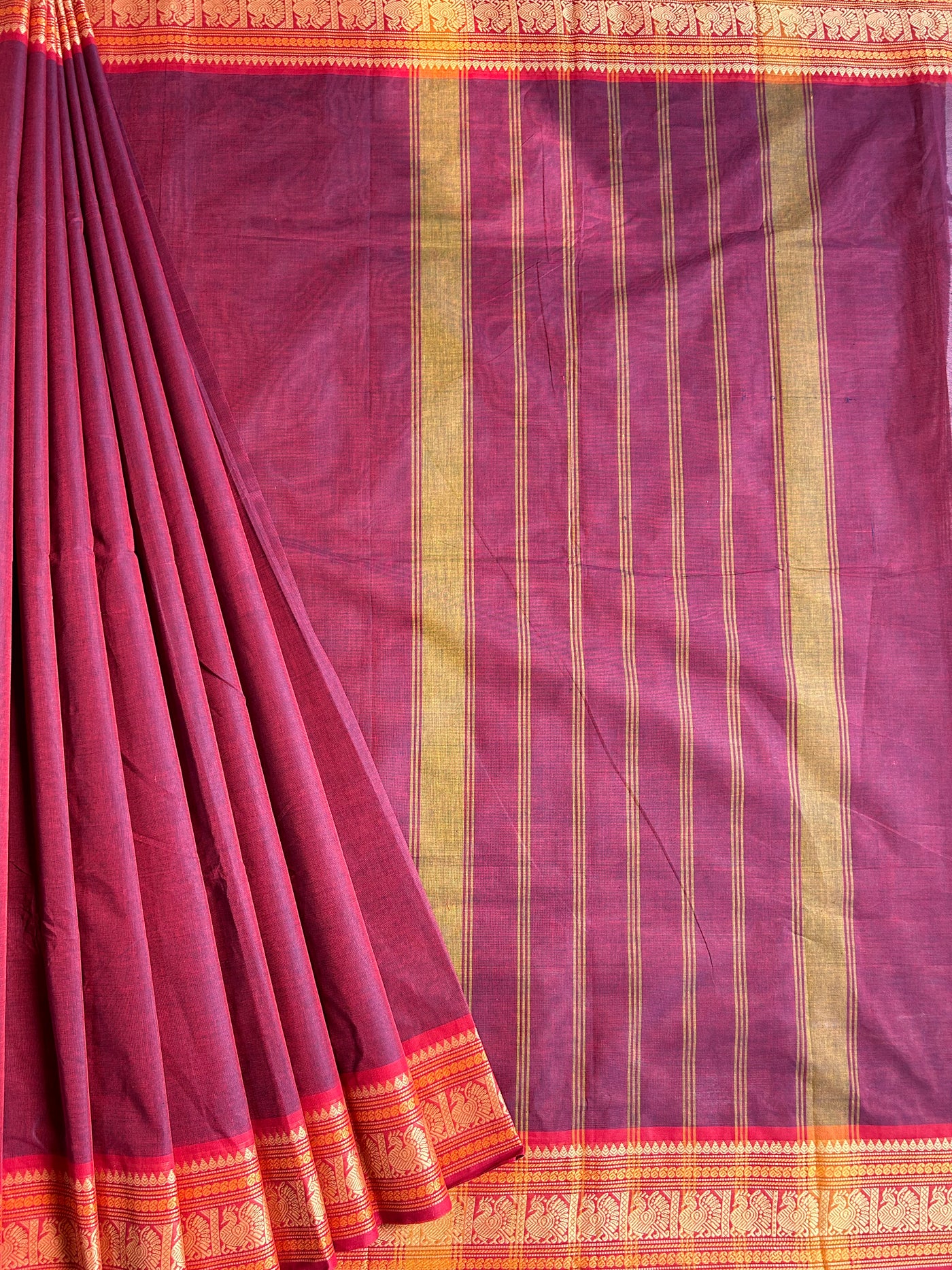 YAMUNA; Kanchipuram cotton saree