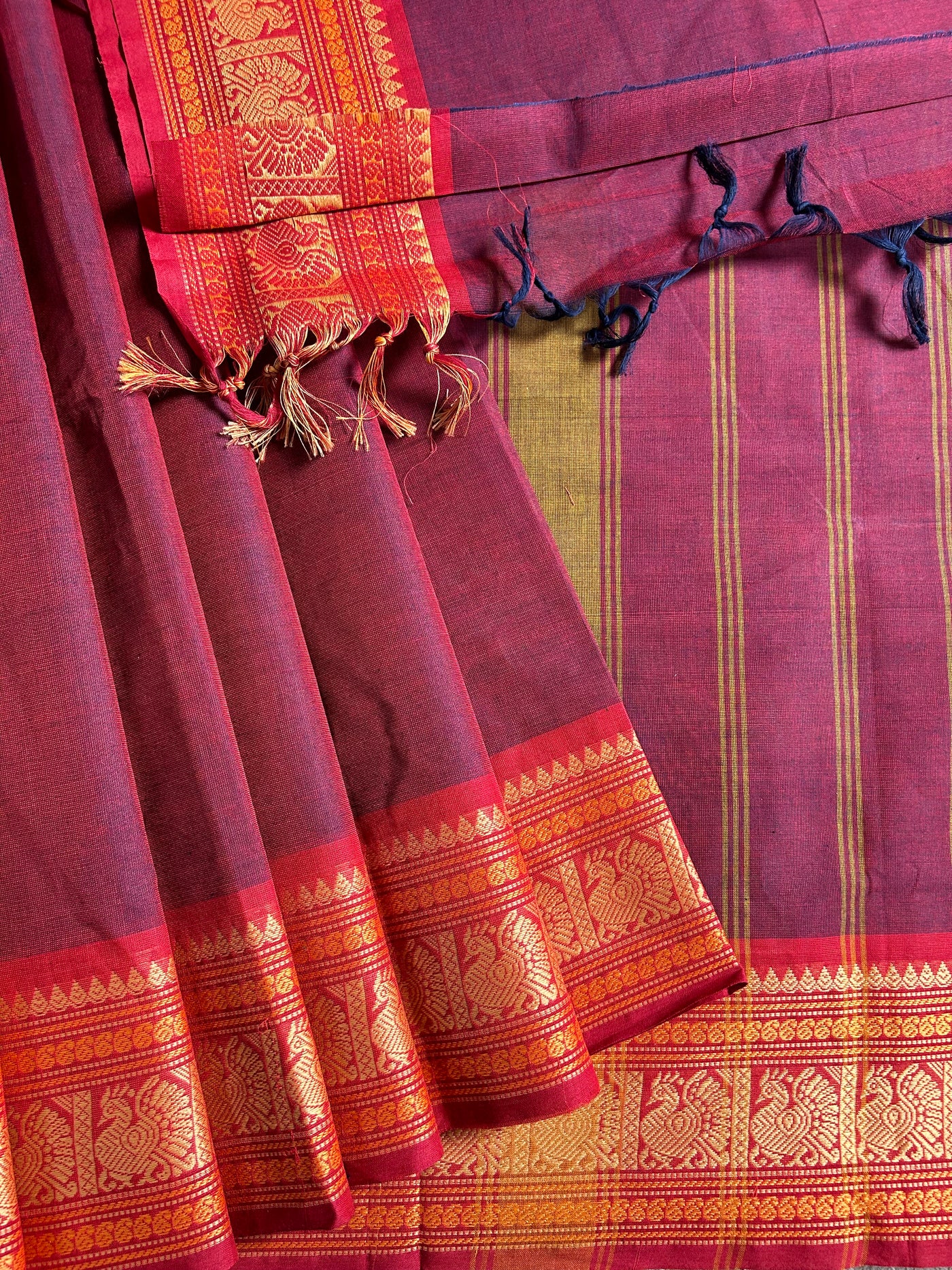 YAMUNA; Kanchipuram cotton saree