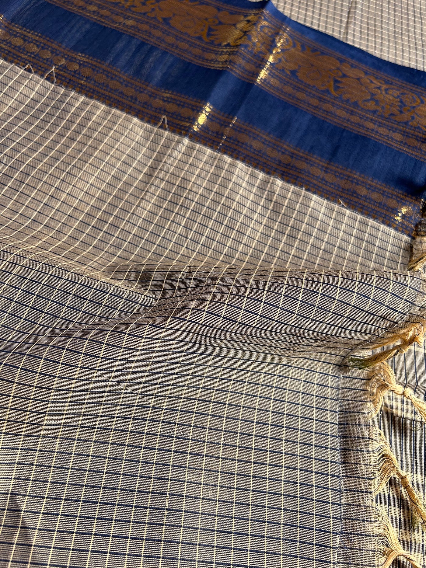 SUTLEJ: KANCHIPURAM COTTON SAREE