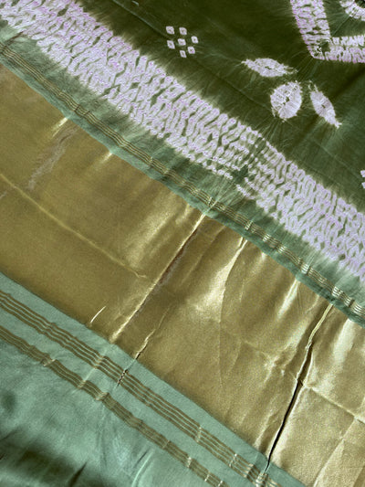 CHATPATI : Handmade Modal Silk Saree with Tissue Pallu