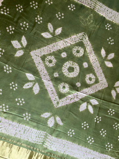 CHATPATI : Handmade Modal Silk Saree with Tissue Pallu