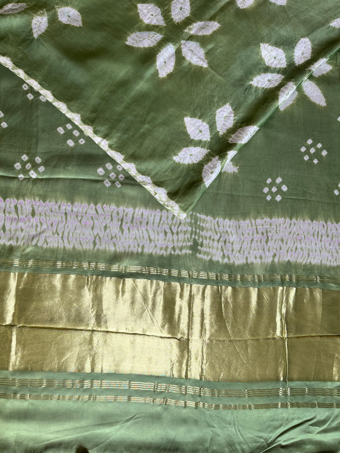 CHATPATI : Handmade Modal Silk Saree with Tissue Pallu