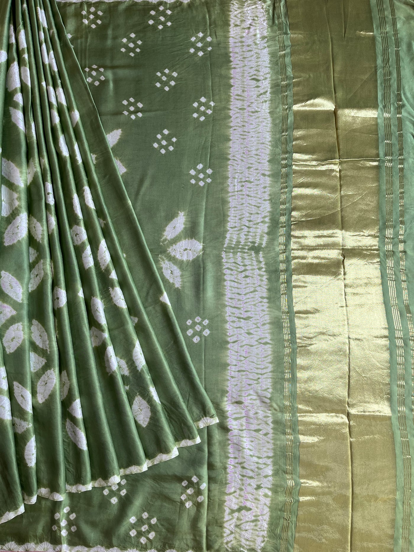 CHATPATI : Handmade Modal Silk Saree with Tissue Pallu