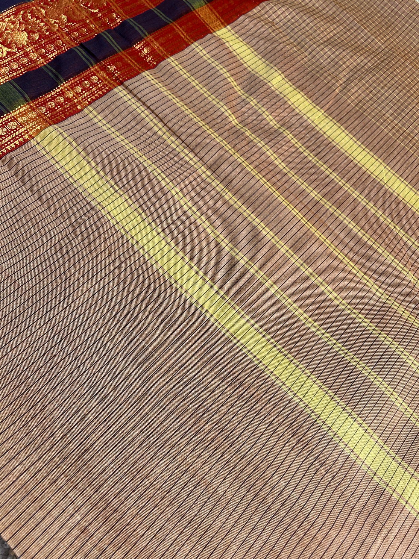 KRISHNA: Kanchipuram cotton sari