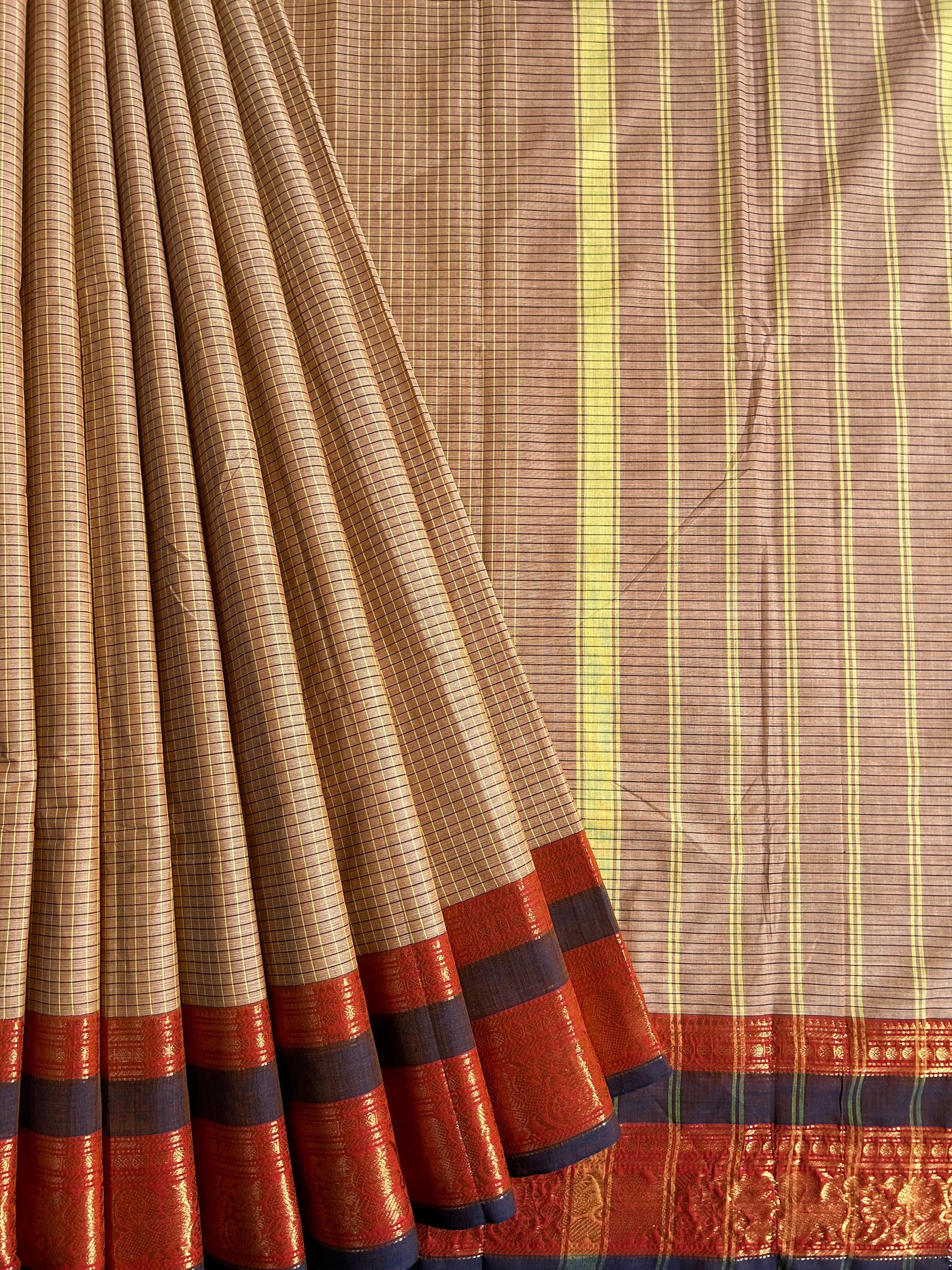 KRISHNA: Kanchipuram cotton sari