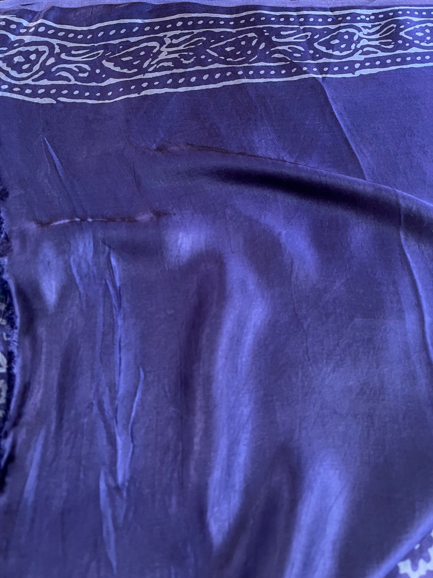 SAYANI: HANDBLOCK BAGRU PRINTED MODAL SILK SAREE