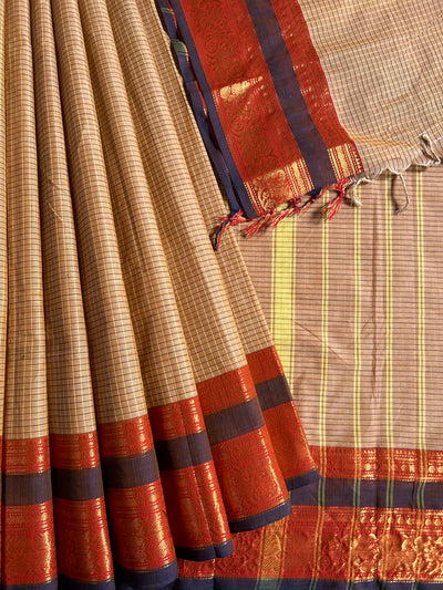 KRISHNA: Kanchipuram cotton sari