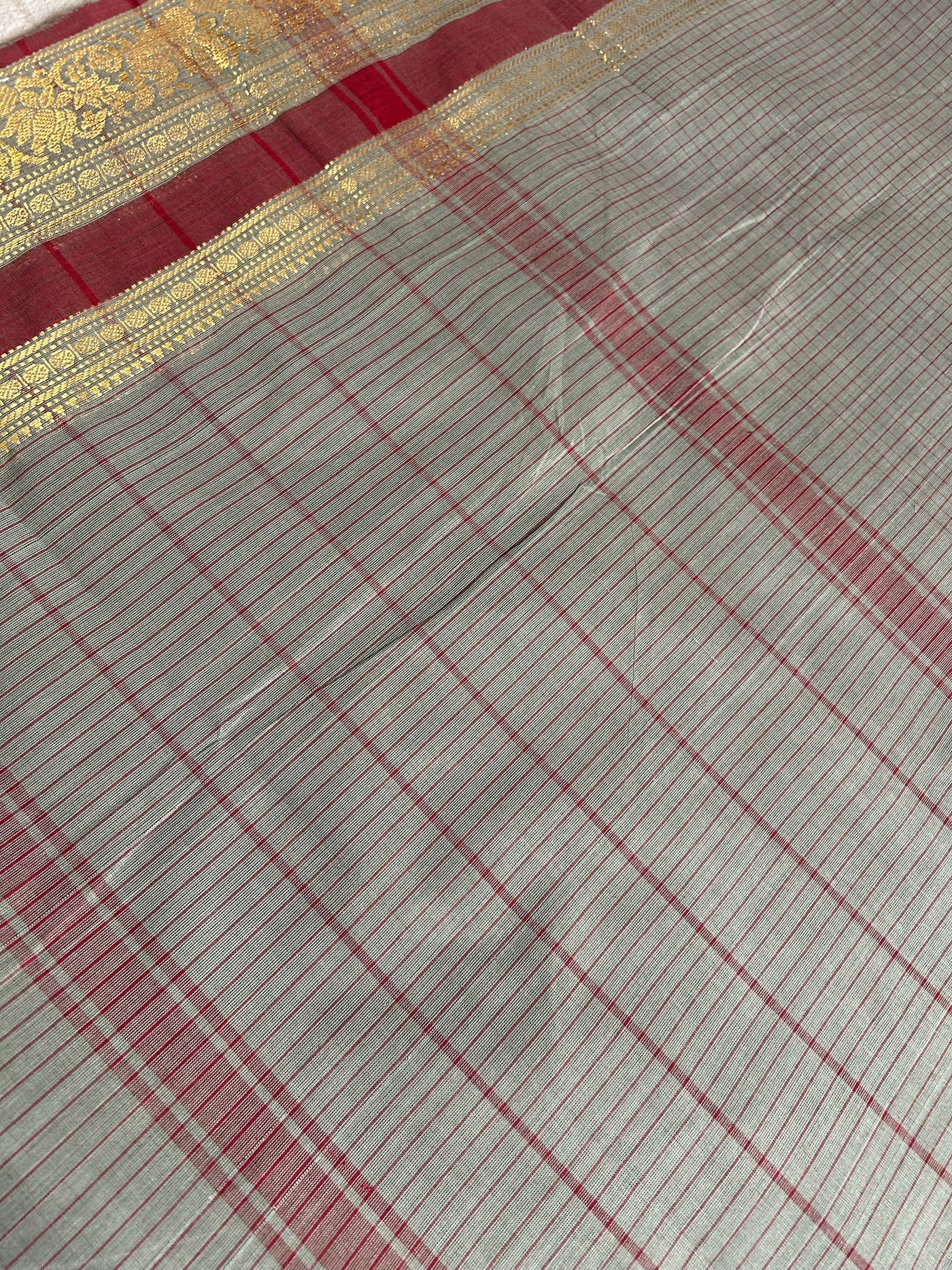 MANJIRA: Kanchpuram cotton sari