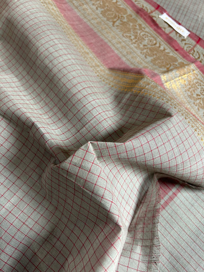 MANJIRA: Kanchpuram cotton sari