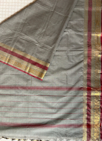 MANJIRA: Kanchpuram cotton sari