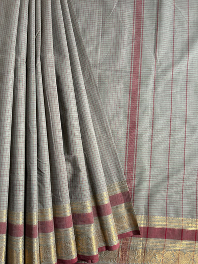 MANJIRA: Kanchpuram cotton sari