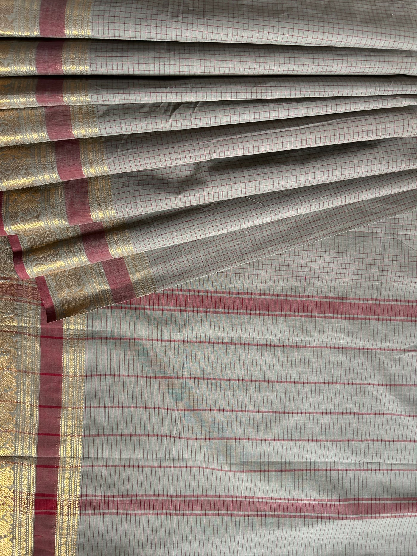 MANJIRA: Kanchpuram cotton sari