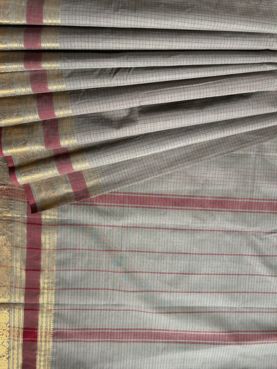 MANJIRA: Kanchpuram cotton sari