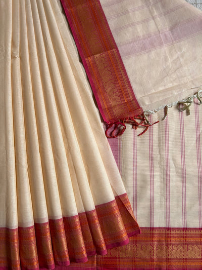 PARVATI: Kanchipuram cotton sari