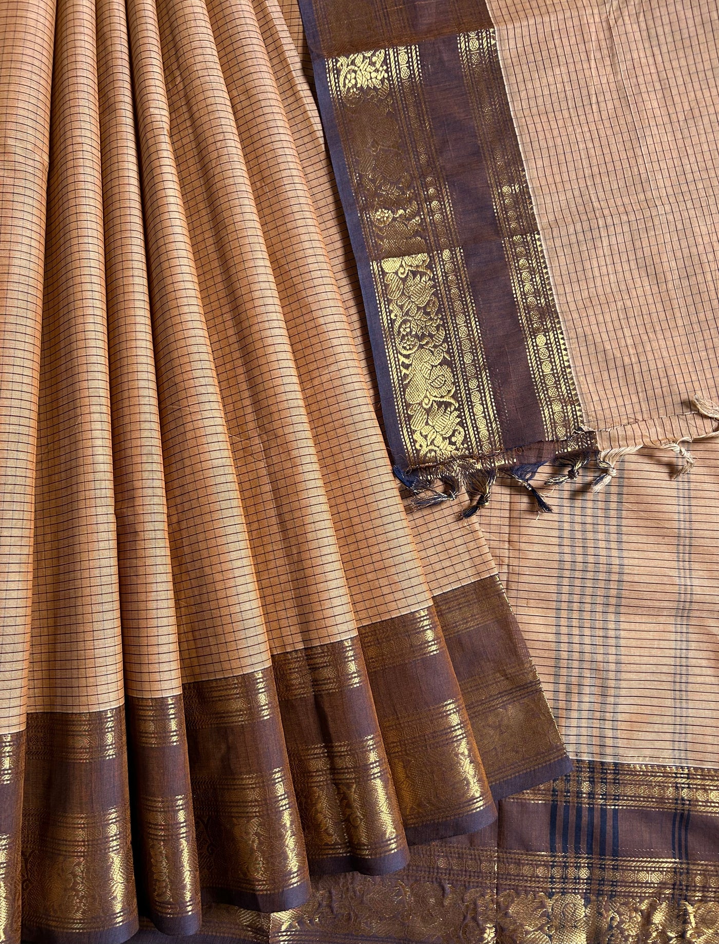 GOMTI: Kachipuram cotton saree