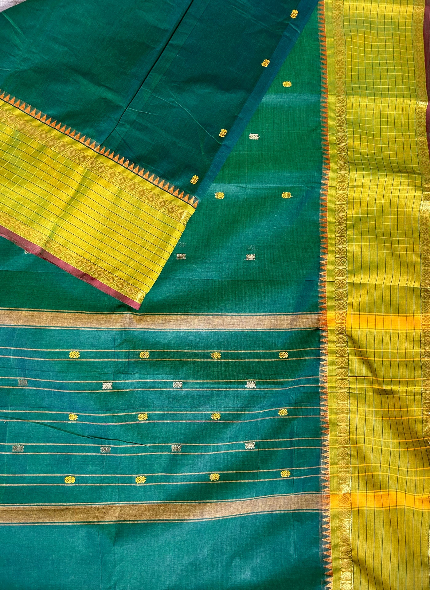 BRAHMAPUTRA: KANCHIPURAM COTTON SAREE