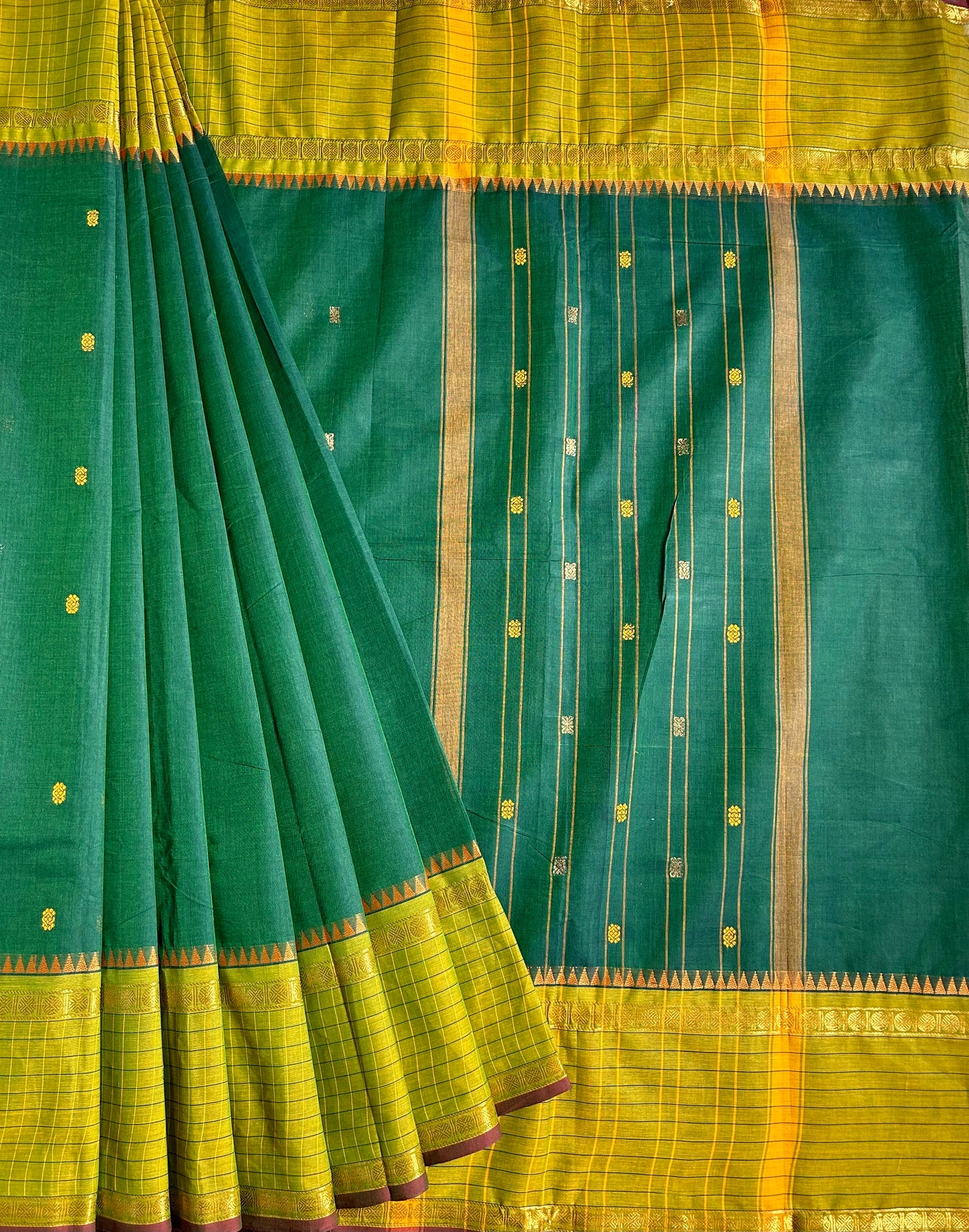 BRAHMAPUTRA: KANCHIPURAM COTTON SAREE